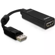 Delock Displayport 20-pinski muški > HDMI 19-pinski ženski, duljina 12,5 cm