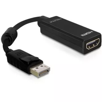Delock Displayport 20-pinski muški > HDMI 19-pinski ženski, duljina 12,5 cm