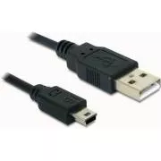 Delock kabel USB 2.0 A-muški > USB mini-B 5-pinski muški, 1,5 metara