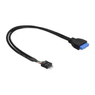 DeLock adapter USB 3.0 19-pinski ženski na USB 2.0 8-pinski muški