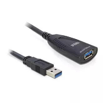 Delock USB 3.0 produžni kabel A/A, muški/ženski, duljine 5m s aktivnim pojačalom