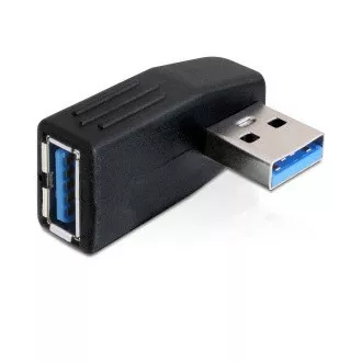 DeLock adapter USB 3.0 muški - USB 3.0 ženski pod kutom od 90° horizontalno