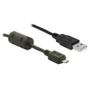 Delock kabel USB 2.0 A muški > micro-USB B muški, feritni, 2 m