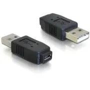Delock adapter micro USB A+B ženski na USB A muški