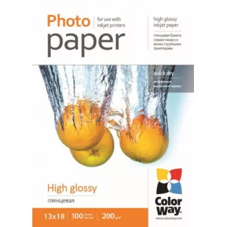 COLORWAY foto papir/ visoki sjaj 200g/m2, 13x18 / 100 komada COLORWAY foto papir/ visoki sjaj 200g/m2, 13x18 / 100 komada