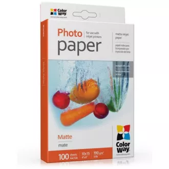 COLORWAY foto papir/ mat 190g/m2, 10x15/ 100 komada COLORWAY foto papir/ mat 190g/m2, 10x15/ 100 komada