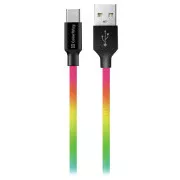 Colorway podatkovni kabel Usb /Type-C/ 1m/ 2.4A/ Višebojni