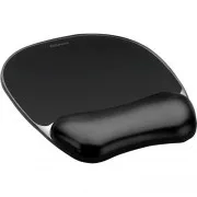 Fellowes podloga za miša i zapešće CRYSTAL gel crna
