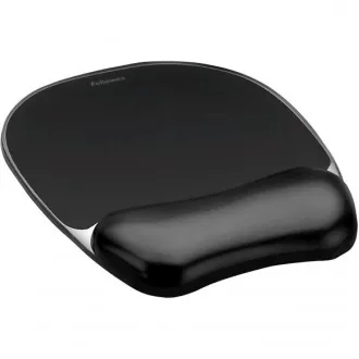Fellowes podloga za miša i zapešće CRYSTAL gel crna