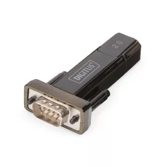 DIGITUS pretvarač USB 2.0 u serijski, DSUB 9M uklj. USB A kabel 80cm DIGITUS pretvarač USB 2.0 u serijski, DSUB 9M uklj. USB A kabel 80cm