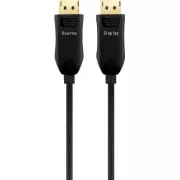 PremiumCord Optical DisplayPort 1.3/1.4 priključni kabel M/M, pozlaćeni konektor. 30 m