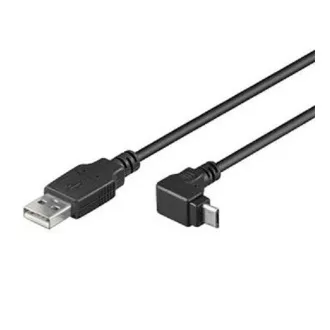 PremiumCord Micro USB 2.0 kabel, AB, kutni konektor od 90°, 1,8 m PremiumCord Micro USB 2.0 kabel, AB, kutni konektor od 90°, 1,8 m