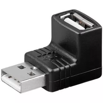 PremiumCord USB redukcija AA, muški/ženski 90°