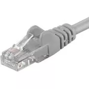 PremiumCord Patch kabel UTP RJ45-RJ45 CAT6 10m sivi
