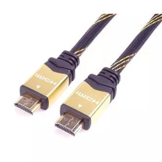 PremiumCord HDMI 2.0 High Speed + Ethernet kabel HQ, pozlaćeni konektori, 3 m
