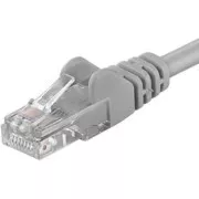 PremiumCord Patch kabel UTP RJ45-RJ45 CAT6 0,25m sivi