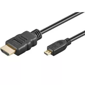 PremiumCord 4K kabel HDMI A - HDMI micro D, 3m
