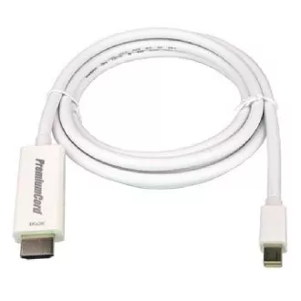 PremiumCord mini DisplayPort 1.2 na HDMI 2.0 kabel za 4Kx2K@60Hz rezoluciju, 1m PremiumCord mini DisplayPort 1.2 na HDMI 2.0 kabel za 4Kx2K@60Hz rezoluciju, 1m