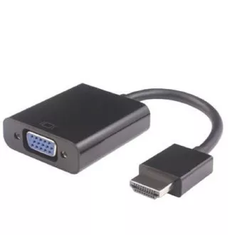 PremiumCord HDMI u VGA konverter sa zvučnim 3,5 mm stereo priključkom - crni