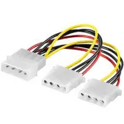 PremiumCord HDD kabel za napajanje 5,25" - 2x5,25"