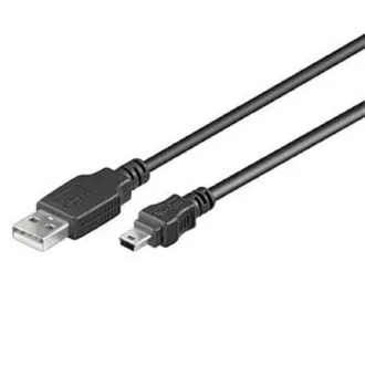 PremiumCord USB 2.0 kabel, AB mini, 5-pinski, 2 m