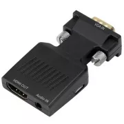 PremiumCord VGA u HDMI pretvarač s audio ulazom i audio kabelom
