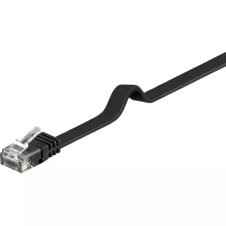 PremiumCord Flat patch kabel UTP RJ45-RJ45 CAT6 1,5m crni PremiumCord Flat patch kabel UTP RJ45-RJ45 CAT6 1,5m crni