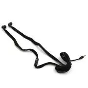 PLATINET FREESTYLE SHOELACE slušalice s mikrofonom, crne