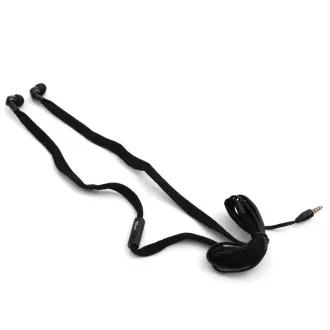 PLATINET FREESTYLE SHOELACE slušalice s mikrofonom, crne PLATINET FREESTYLE SHOELACE slušalice s mikrofonom, crne