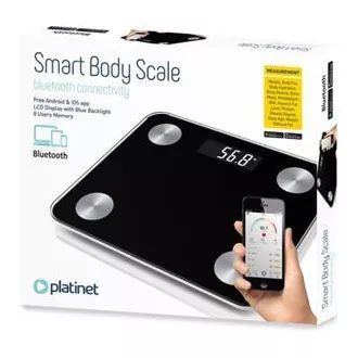 PLATINET pametna osobna vaga s Bluetoothom, crna