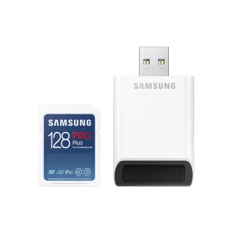 Samsung/SDXC/128GB/180MBps/USB 3.0/USB-A/klasa 10/+ adapter