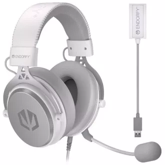 Endorfy slušalice VIRO Plus USB OWH / žične / sa odvojivim mikrofonom / USB / bijele Endorfy slušalice VIRO Plus USB OWH / žične / sa odvojivim mikrofonom / USB / bijele