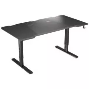 Endorfy stol za igru Atlas L / 150cm x 78cm / nosivost 80 kg / prostor za kabliranje / crni