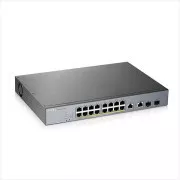 Zyxel GS1350-18HP, upravljani CCTV PoE preklopnik s 18 priključaka, dugog dometa, 250 W (1 godina NCC Pro paket licence u paketu)