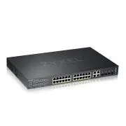 Zyxel GS2220-28HP, regija EU, 24-portni GbE L2 PoE preklopnik s GbE uzlaznom vezom (1 godina NCC Pro paket licence u paketu)