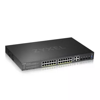 Zyxel GS2220-28HP, regija EU, 24-portni GbE L2 PoE preklopnik s GbE uzlaznom vezom (1 godina NCC Pro paket licence u paketu)
