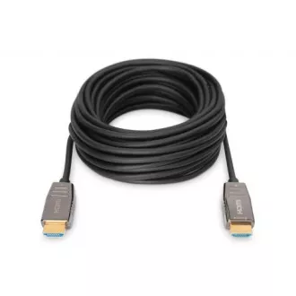 Digitus HDMI AOC hibridni optički kabel, Tip AM/M, 10m, UHD 8K@60Hz, CE, zlatni, crni Digitus HDMI AOC hibridni optički kabel, Tip AM/M, 10m, UHD 8K@60Hz, CE, zlatni, crni