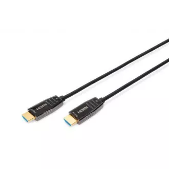 Digitus HDMI AOC hibridni optički kabel, Tip AM/M, 10m, UHD 8K@60Hz, CE, zlatni, crni Digitus HDMI AOC hibridni optički kabel, Tip AM/M, 10m, UHD 8K@60Hz, CE, zlatni, crni