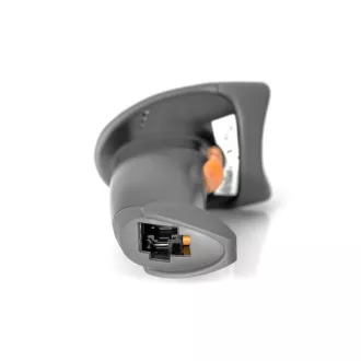 DIGITUS ručni 2D barkod skener, kompatibilan s QR kodom, dvosmjerno 200 skeniranja/s, 2 m USB-RJ45 kabela, s držačem