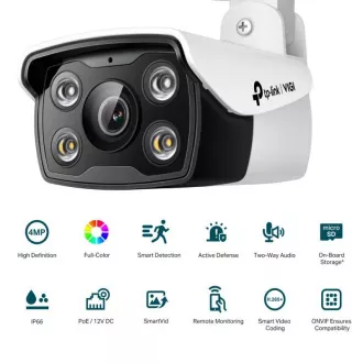 TP-Link VIGI C340 (2,8 mm) 4MPx vanjska bullet mrežna kamera s noćnim prikazom u boji
