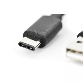 Digitus USB C na A priključni kabel 1,0 m, 3A, 480 MB, verzija 2.0