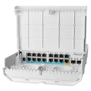 MikroTik CRS318-1Fi-15Fr-2S-OUT - netPower 15FR obrnuti POE preklopnik
