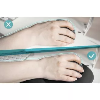 DIGITUS Ergonomska podloga za miša s naslonom za dlan, crna DIGITUS Ergonomska podloga za miša s naslonom za dlan, crna