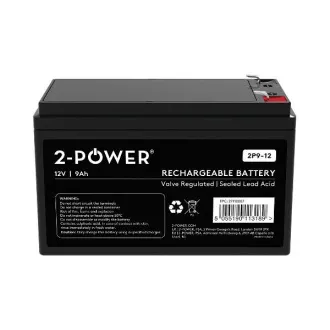 2-Power 2P9-12 12V 9Ah VRLA baterija F2 (FASTON 250)