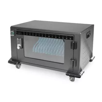 DIGITUS Punjač za tablete 16 baza za punjenje za uređaje do 14", električna brava, crna 384 x 550 x 375 mm DIGITUS Punjač za tablete 16 baza za punjenje za uređaje do 14", električna brava, crna 384 x 550 x 375 mm