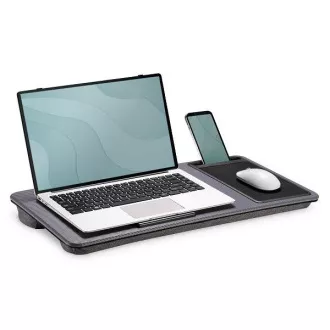 DIGITUS stol za prijenosno računalo / radna stanica do 17", utor za mobitel, podloga za miša