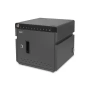 DIGITUS mobile desktop punjač za tablete do 14 inča, 10 uređaja. UV-C, USB-C (do 20 W po uređaju