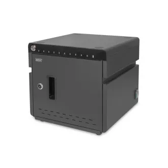 DIGITUS mobile desktop punjač za tablete do 14 inča, 10 uređaja. UV-C, USB-C (do 20 W po uređaju