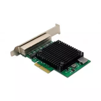 DIGITUS 4 priključka RJ45 RTL8125B 2,5 GB-bita NIC poslužitelja
