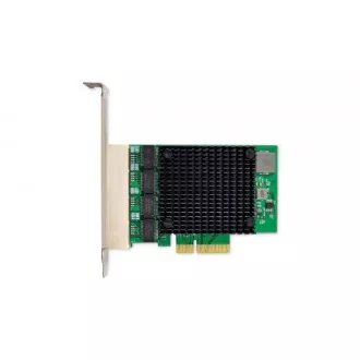 DIGITUS 4 priključka RJ45 RTL8125B 2,5 GB-bita NIC poslužitelja